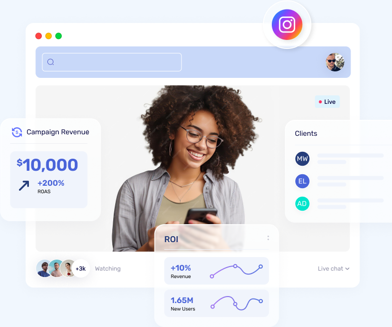 Rizer Social dashboard overview